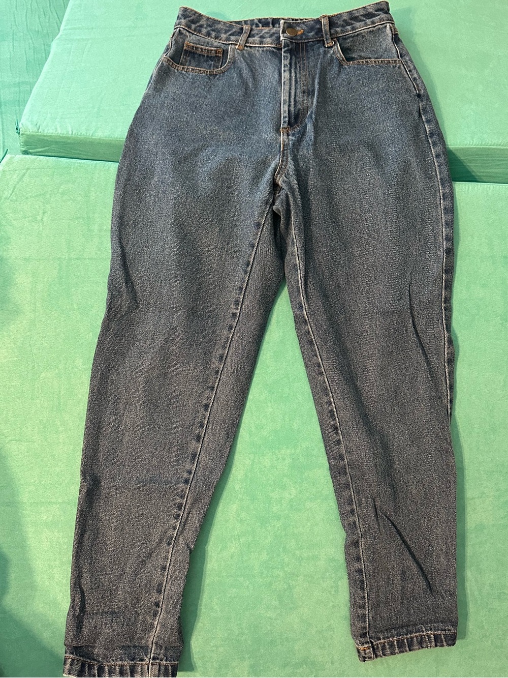 Lucy & Yak 'Dana' Classic Mom Jeans in Midwash Denim
